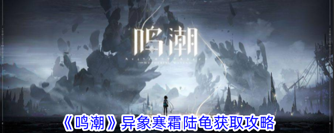 如何获得鸣潮异象寒霜陆龟？