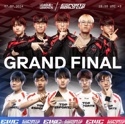 G2成功晋级电竞世界杯决赛，将迎战T1。