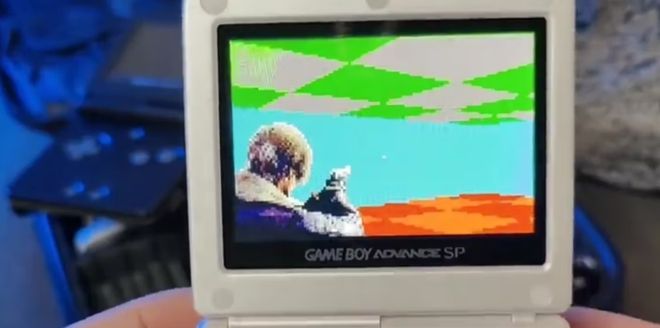 玩家将《生化危机4》搬上GBA掌机，还是3D版