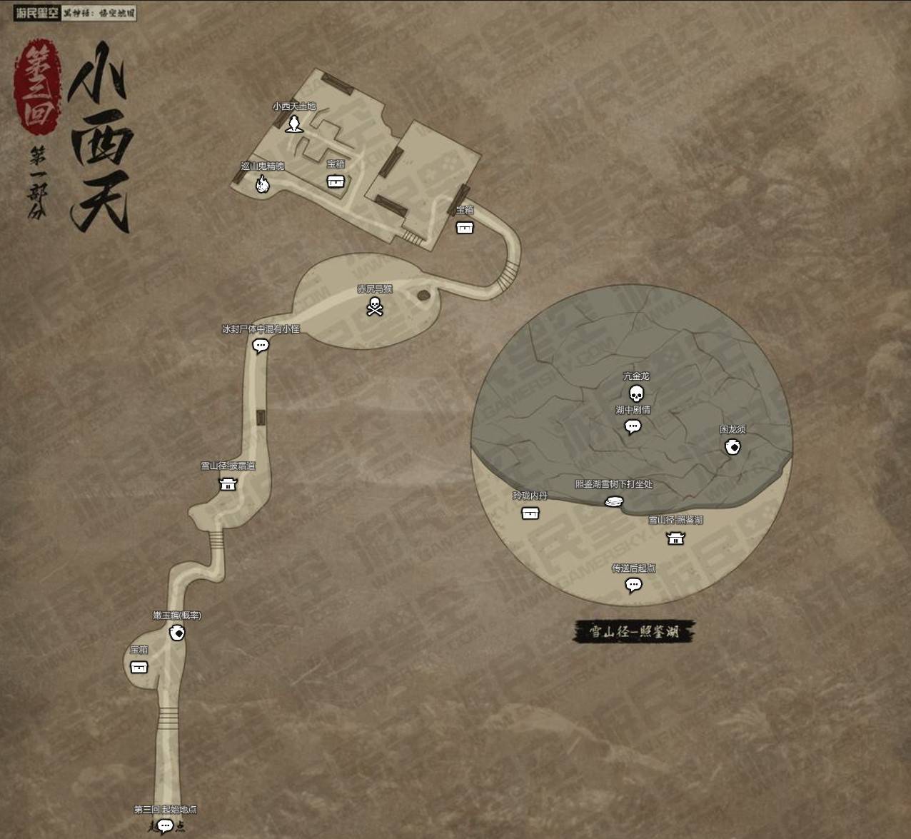 黑神话悟空第三章小西天地图攻略