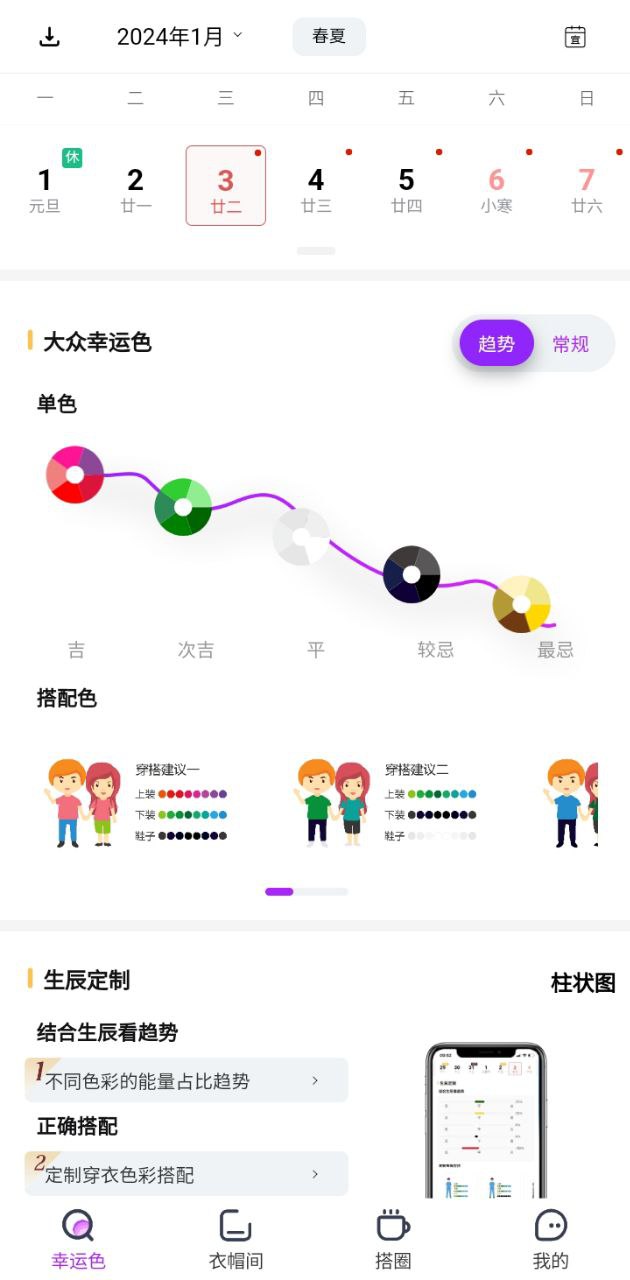五行穿搭软件app