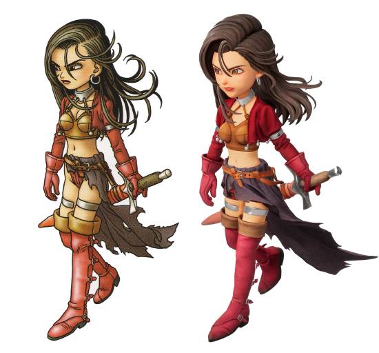 《DQ7RE》女角色设计变保守 玩家直言不如鸟山明