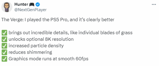 外媒点赞Pro：4K/60帧画面细节丰富体验流畅